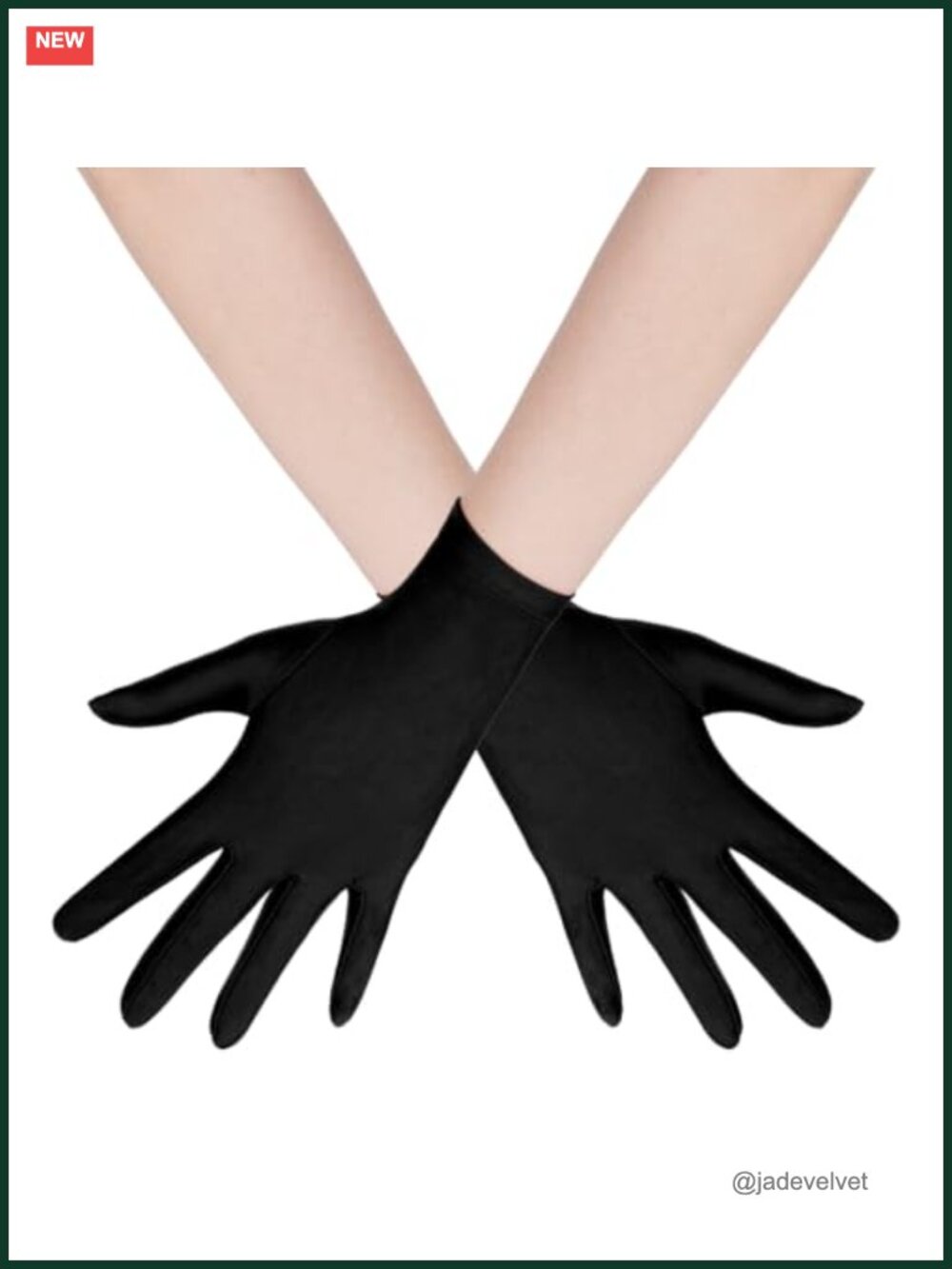 Wrist Length Spandex Stretch Gloves Halloween Costume Accessories